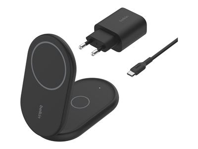 BELKIN Qi2 15w Magnetic 2in1 Stand Black