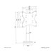 NEOMOUNTS TV Desk Mount grommet