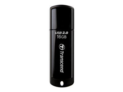 TRANSCEND 16Go Clé USB 2.0 - Noir