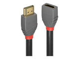 LINDY 0.5m HDMI Extension Cable Anthra