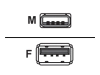 MCL-SAMA Rallonge USB 2.0 type (P)
