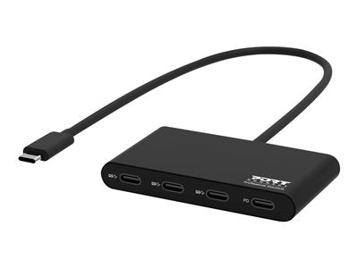 PORT DESIGNS USB Hub Type-C 4Ports TypeC