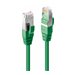 LINDY 0.5m Cat.6A S/FTP LSZH Cable Green