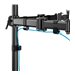 NEOMOUNTS Flat Desk Mount 2 screens Blk