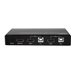 LINDY 2 Port HDMI 4K60 USB 2.0 & Audio