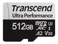 TRANSCEND 512Go microSD w/ adapter