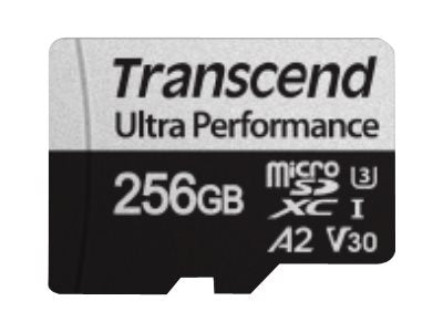 TRANSCEND 256Go microSD w/ adapter UHS-I