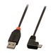 LINDY USB 2.0 Type A/Micro-B 90 0.5m