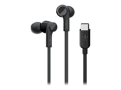 BELKIN Écouteurs filaire USB-C noir