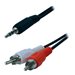 MCL CABLE AUDIO STEREO 2 x RCA MALE (P)