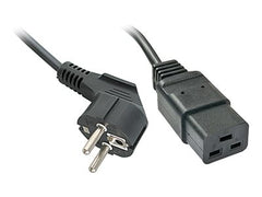 LINDY Schuko to IEC C19 Mains Cable 2m
