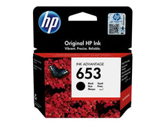 HP 653 Black Original Ink Advantage Cart