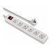 LINDY Mains 6 way gang socket on/off