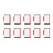 LINDY USB C Port Blockers 10 Pack Red