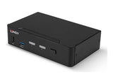 LINDY 2 Port KVM Switch DisplayPort 1.4