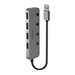 LINDY 4P USB 3.0 hub with on/off switch