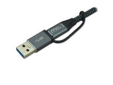 MCL USB 3.2 Type C mesh cable 10G 100W