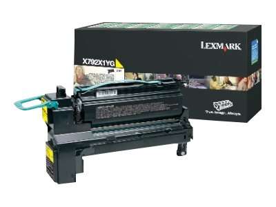 LEXMARK XS796X - YELLOW TONER 18K BSD