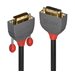 LINDY 0.5m DVI-D Dual Link m/f Anthra