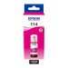 EPSON 1LB 114 EcoTank Magenta ink bottle