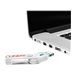 LINDY Clé USB et 4 bloqueurs de ports