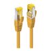 LINDY 7.5m RJ45 S/FTP LSZH Cable Yellow