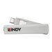 LINDY USB C Port Blocker Key White