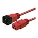 LINDY 1m IEC C19 to C20 Cable Red