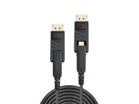 LINDY 100m FO Hybrid DisplayPort Cable