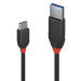 LINDY 0.5m USB 3.1 C/A Cable 3A Black