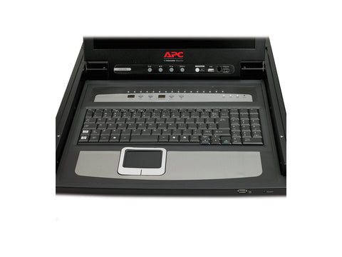 APC 17p Rack LCD Console with Integrated 16 Port Analog KVM Switch