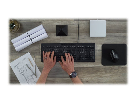 CHERRY STREAM KEYBOARD Clavier 105+10 touches USB noir Layout Belge