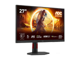 AOC U27G4R 27p Fast IPS Dual Frame Monitor UHD/FHD 160-320Hz 400cd/m2 0.5ms HDMI2.1x2 DP1.4 USB 3.1 Pivot