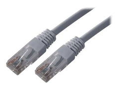 MCL network cable CAT 5e RJ45U / UTP - 0.5m Grey