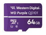 WD Purple 64Go Surveillance microSD XC Class - 10 UHS 1