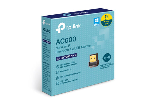 TP-LINK AC600 Nano Dual Band Wi-Fi Bluetooth 4.2 USB Adapter