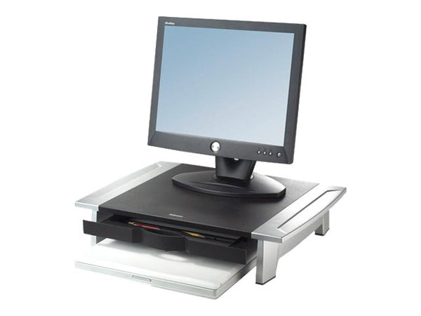 FELLOWES MONITOR RISER STAND FOR MONITOR BLACK SILVER