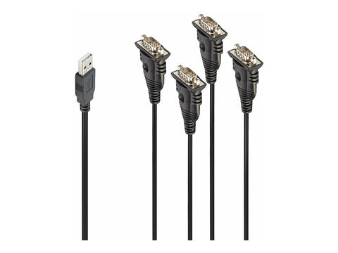 LINDY USB to 4 Port Serial Converter