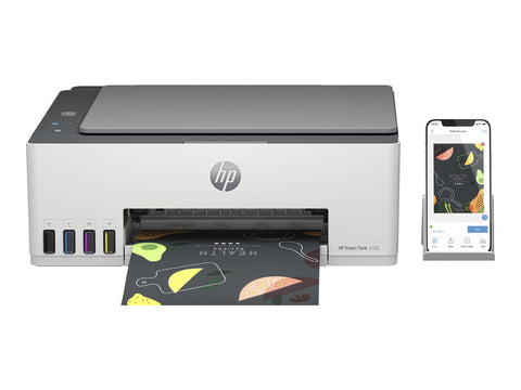 HP Smart Tank 5105 All-in-One MFP colour inkjet refillable A4 10ppm Copy 12ppm Print 100sheets USB Wi-Fi Bluetooth basalt
