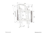 NEOMOUNTS WL35-550BL12 Support pour écran mural 24-65p - inclinable - installation facile