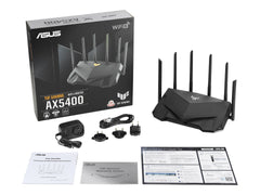 ASUS TUF Gaming AX5400 Dual Band WiFi 6 Router WiFi 6 802.11ax Mobile Game Mode Mesh WiFi support Gaming Port Gear Accelerator