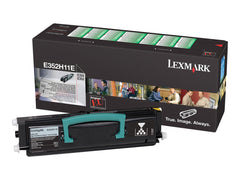 LEXMARK E350, E352 cartouche de toner noir capacité standard 9.000 pages pack de 1 retour programme