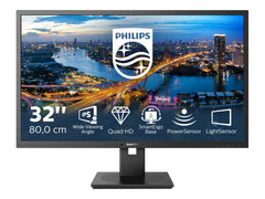 PHILIPS 325B1L/00 31.5p IPS Flat 2560x1440 16:9 1200:1 250cd/m2 4ms H/A 180 75Hz USB HUB SPEAKERS POWER/LIGHT SENSOR DP 2xHDMI