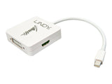 LINDY Adaptateur Mini DP 1.2 vers HDMI 4K30 DVI VGA