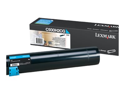 LEXMARK C935 cartouche de toner cyan capacité standard 24.000 pages pack de 1