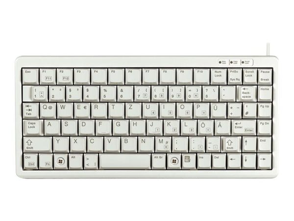 CHERRY Compact corded Keyboard PS/2 USB grey (US)