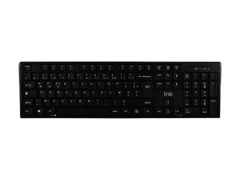TNB CLASSY Rechargeable wireless keyboard Bluetooth + USB-A 2.4Ghz AZERTY (FR)