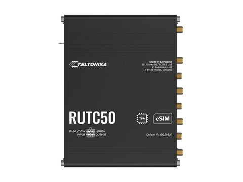 TELTONIKA NETWORKS RUTC50 V2 eSIM 5G/4G/LTE/3G WiFi 6 Router