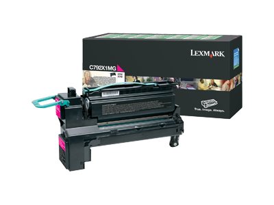 LEXMARK C792 toner magenta capacité standard 20.000 pages pack de 1 retour program