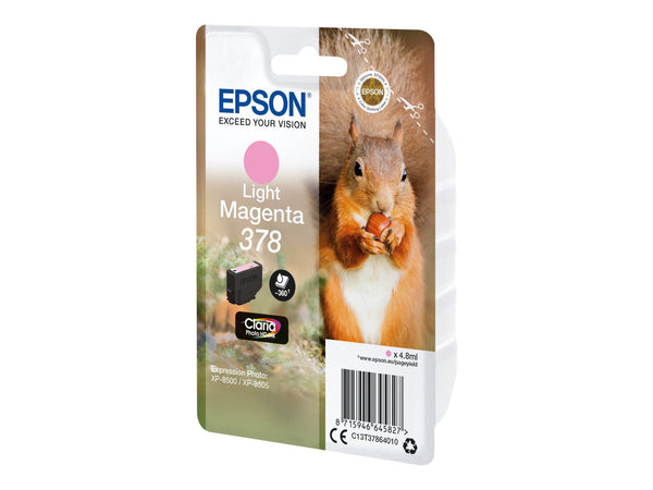 EPSON Singlepack Light Magenta 378 Eichhörnchen Clara Photo HD Ink